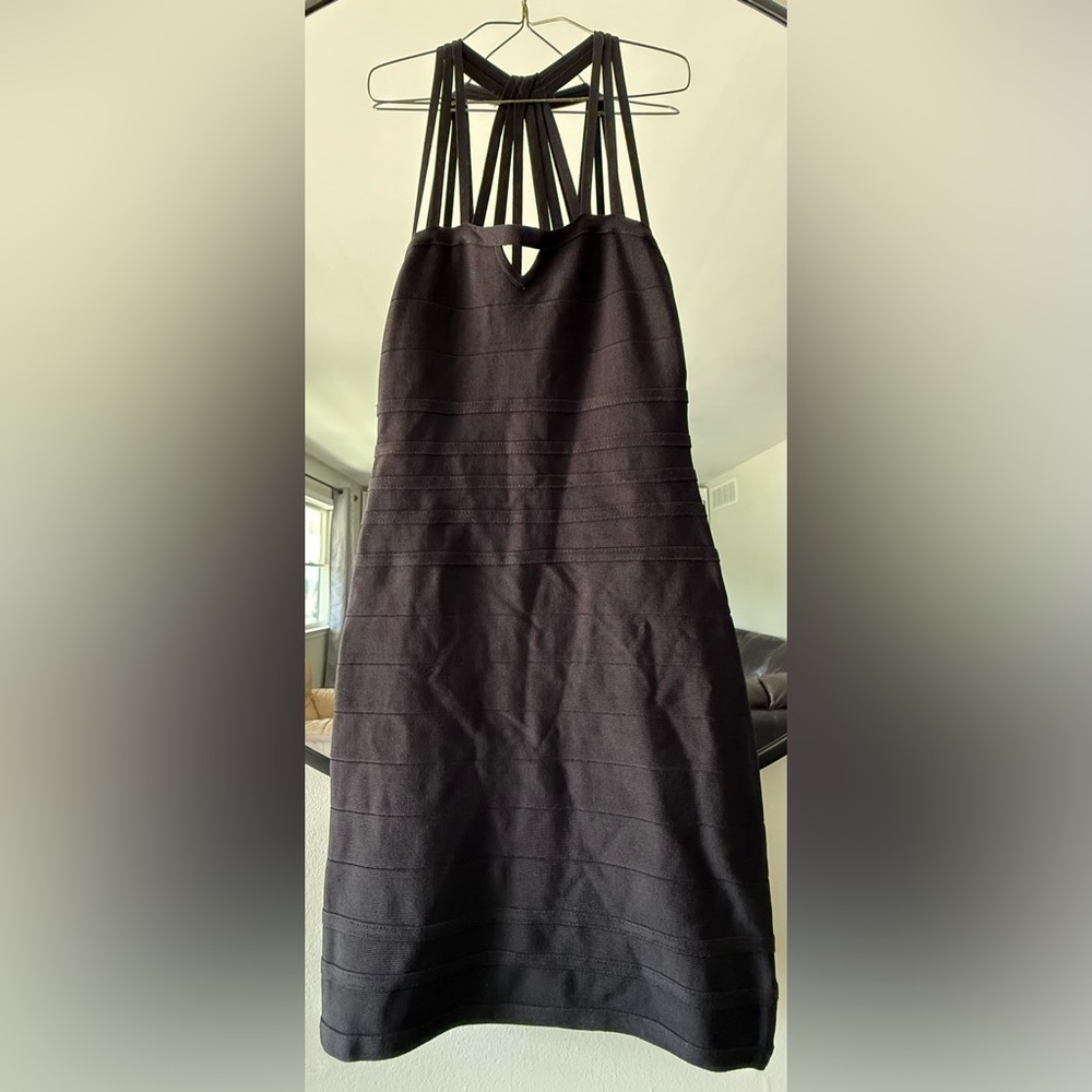 bebe Black Bodycon Dress Size Small